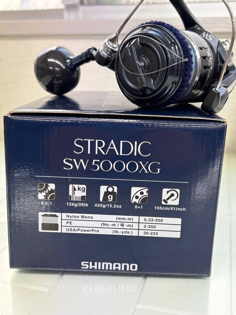 SW 5000XG スピニングリール ブラック