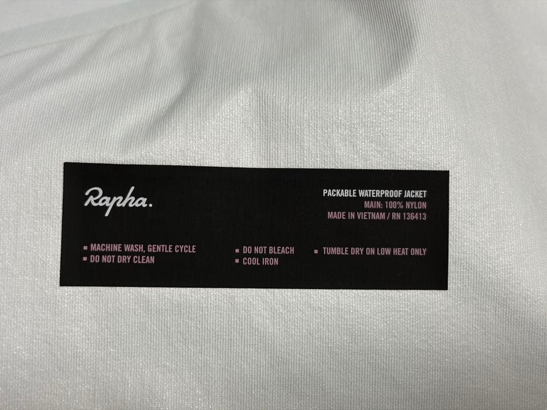 Rapha waterproof packable jacket Sサイズ 美品