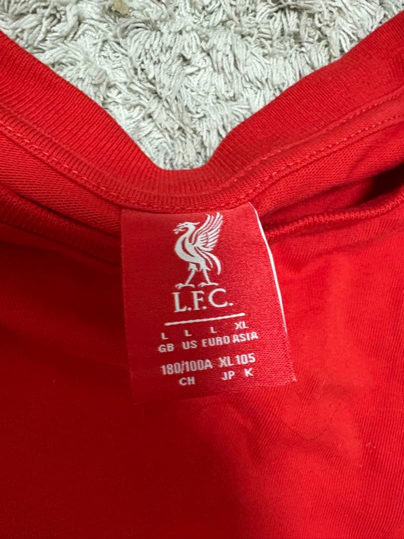 リヴァプール日本来日限定グッズ ファンダイクTシャツ　Lサイズ