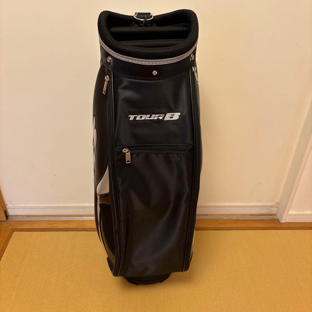 BRIDGESTONE TOUR B キャディバッグ ブラック/シルバー