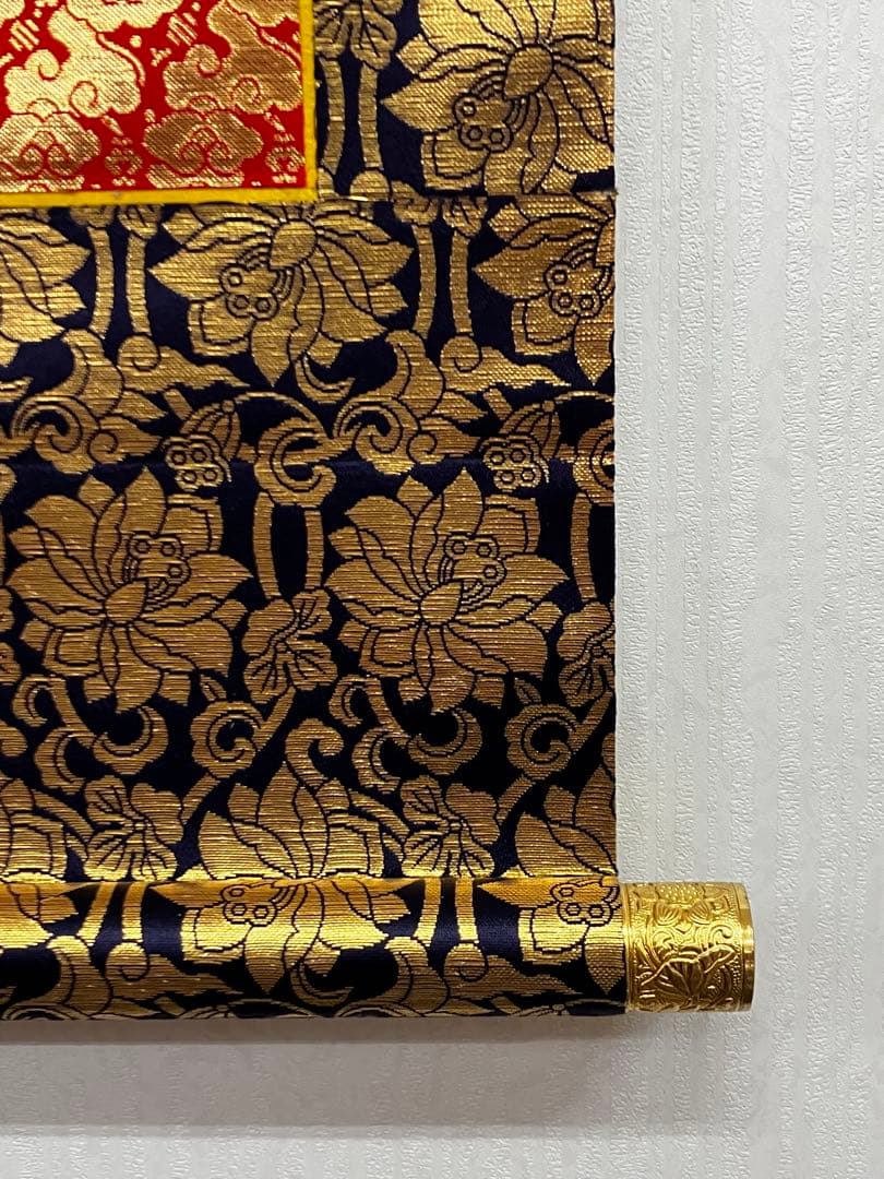 掛け軸 作:福田素仙 題:十三佛 仏画 十三仏 地蔵菩薩 岐阜の人 掛軸 茶掛