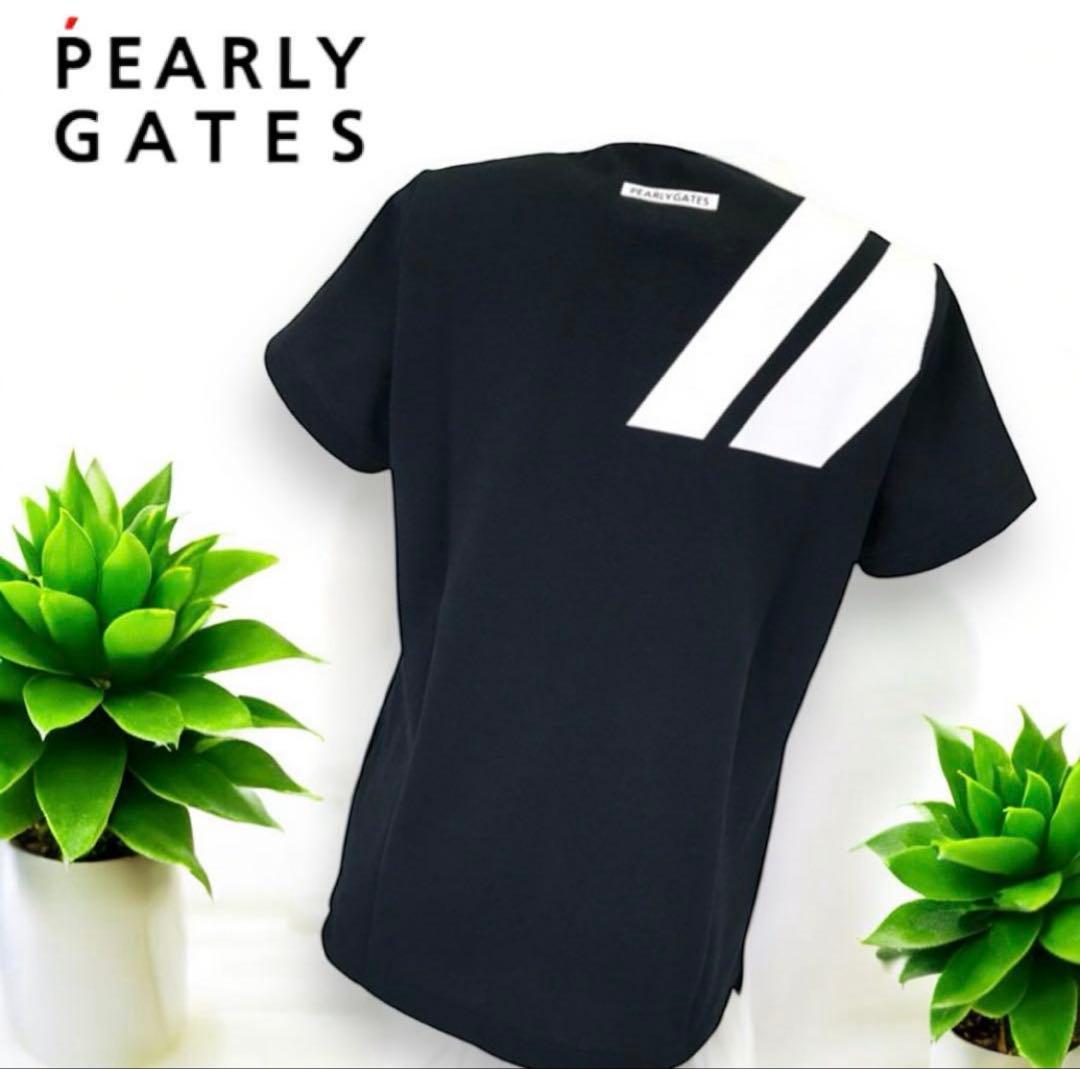 PEARLY GATES❣️コンパクトタック鹿の子ポロ 即完売品 新品ブラック