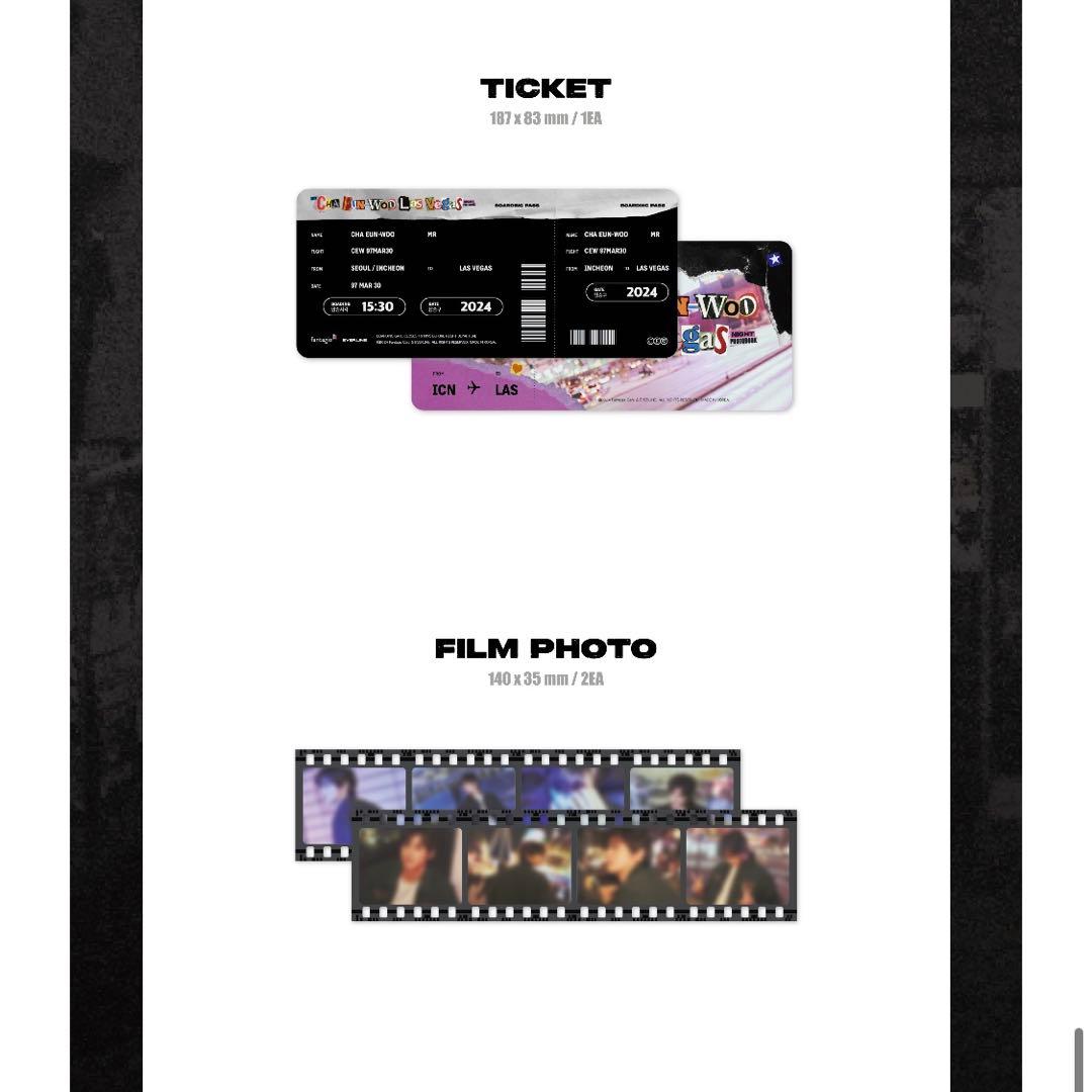 チャウヌ Las Vegas PHOTOBOOK 2ver.フルセット 特典付き