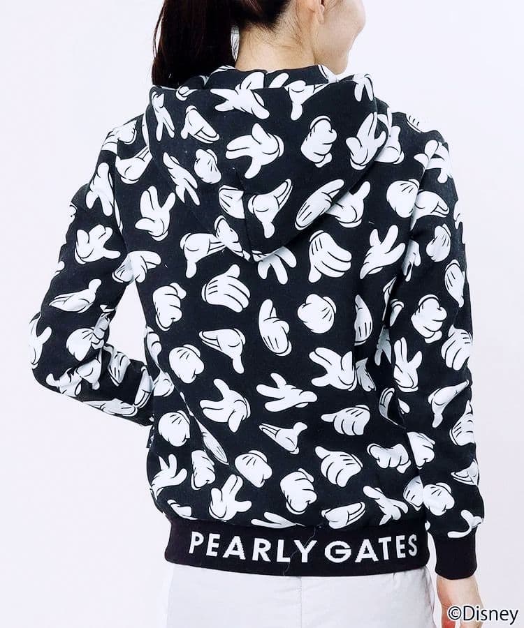 サイズ1PEARLY GATES 裏毛起毛パーカー MICKEY  SERIES