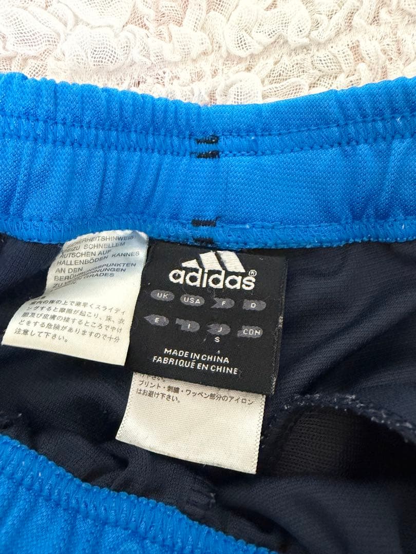 adidas トレーニングジャケット のみ黒/青セット