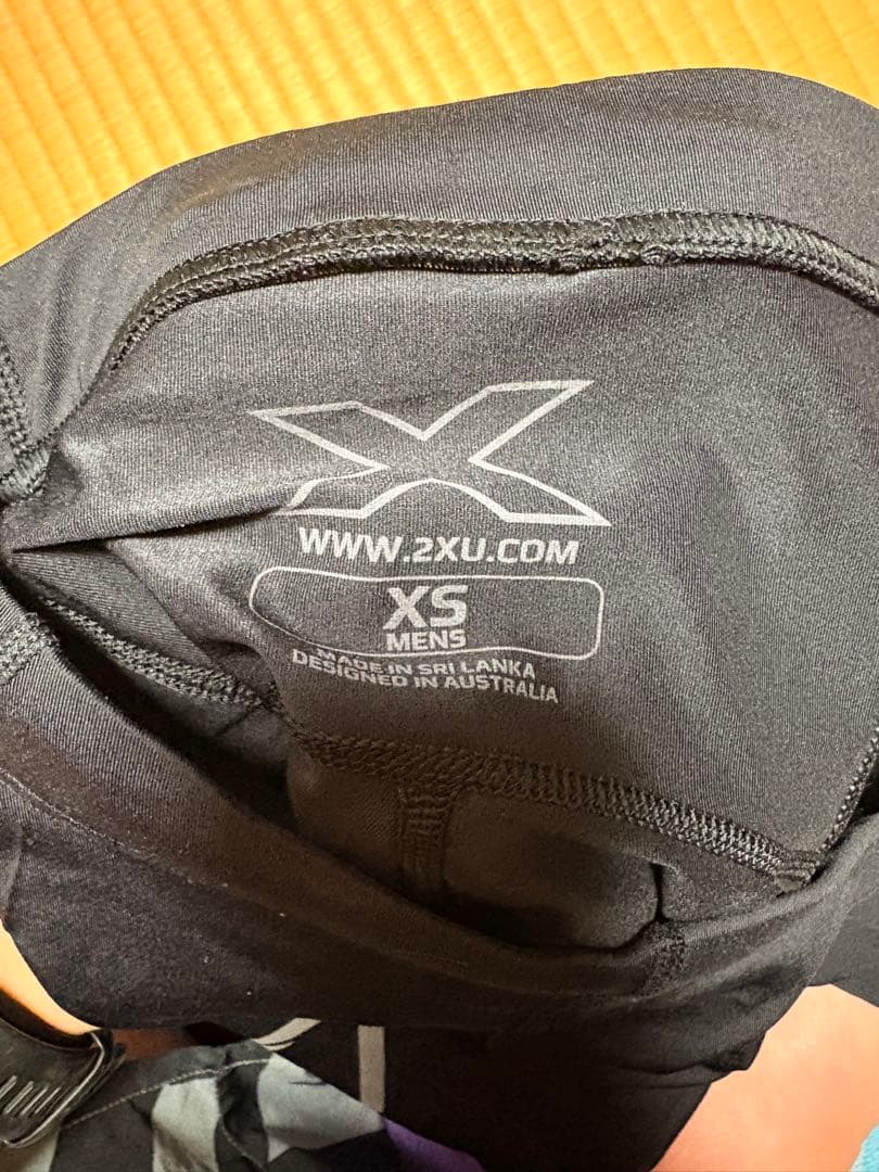 2XU MCSランコンプレッションタイツ MA5305B BLK/BRF