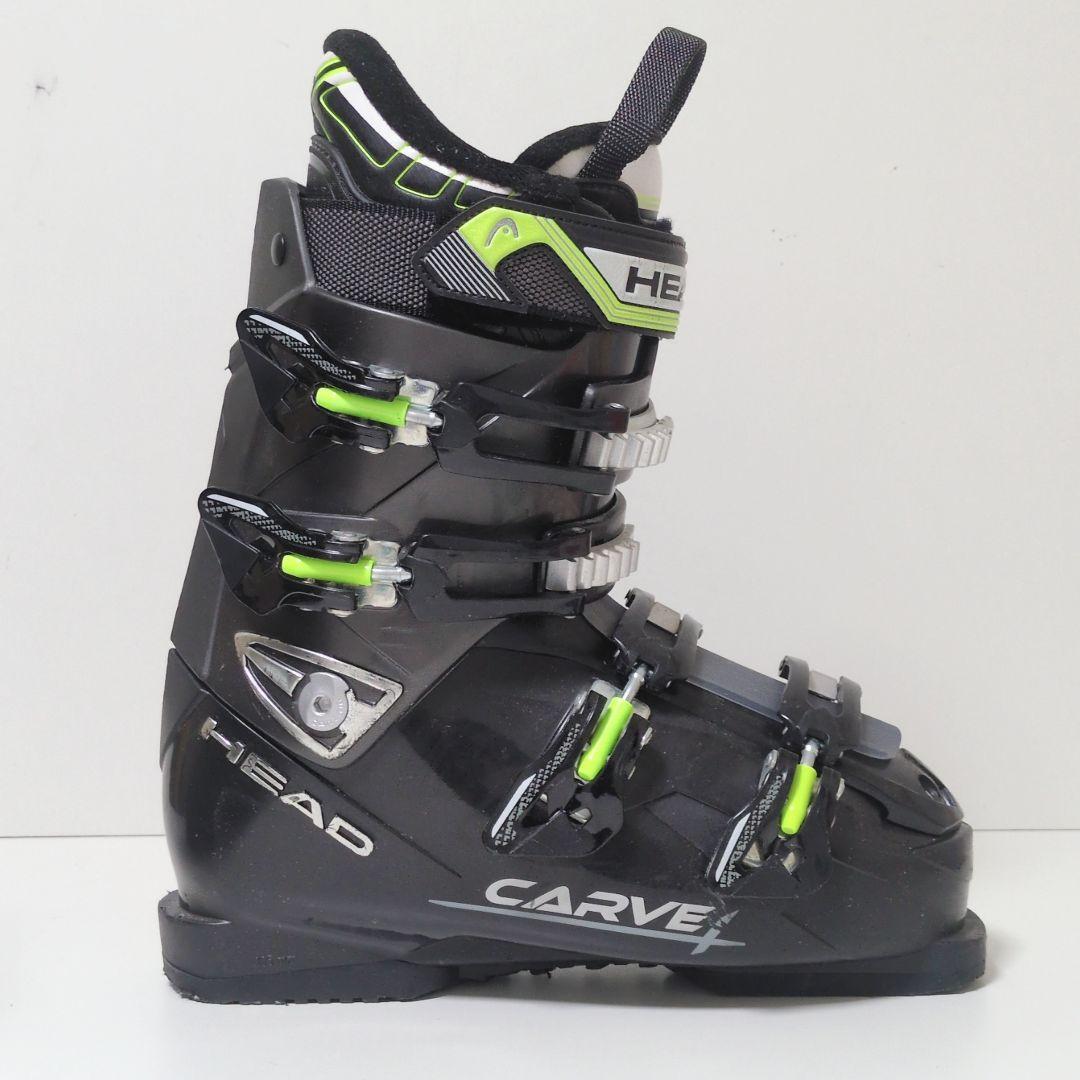 【良品】HEADヘッド CARVE スキーブーツ 黒ブラック26.0〜26.5