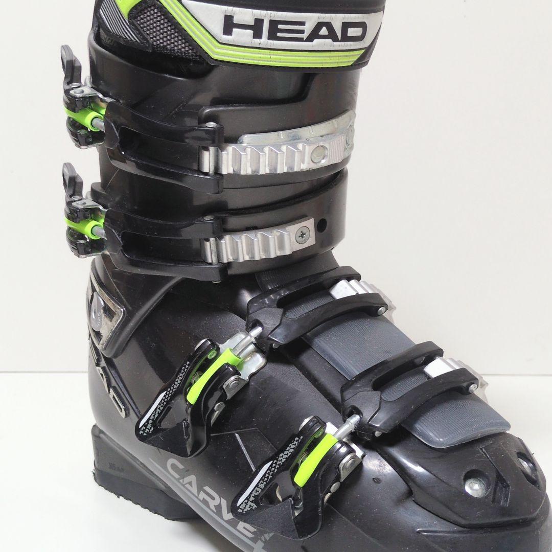 【良品】HEADヘッド CARVE スキーブーツ 黒ブラック26.0〜26.5