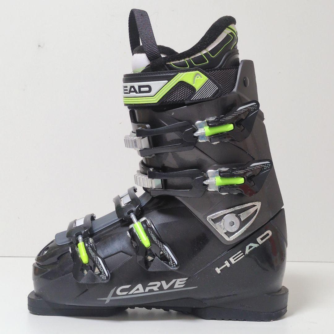 【良品】HEADヘッド CARVE スキーブーツ 黒ブラック26.0〜26.5