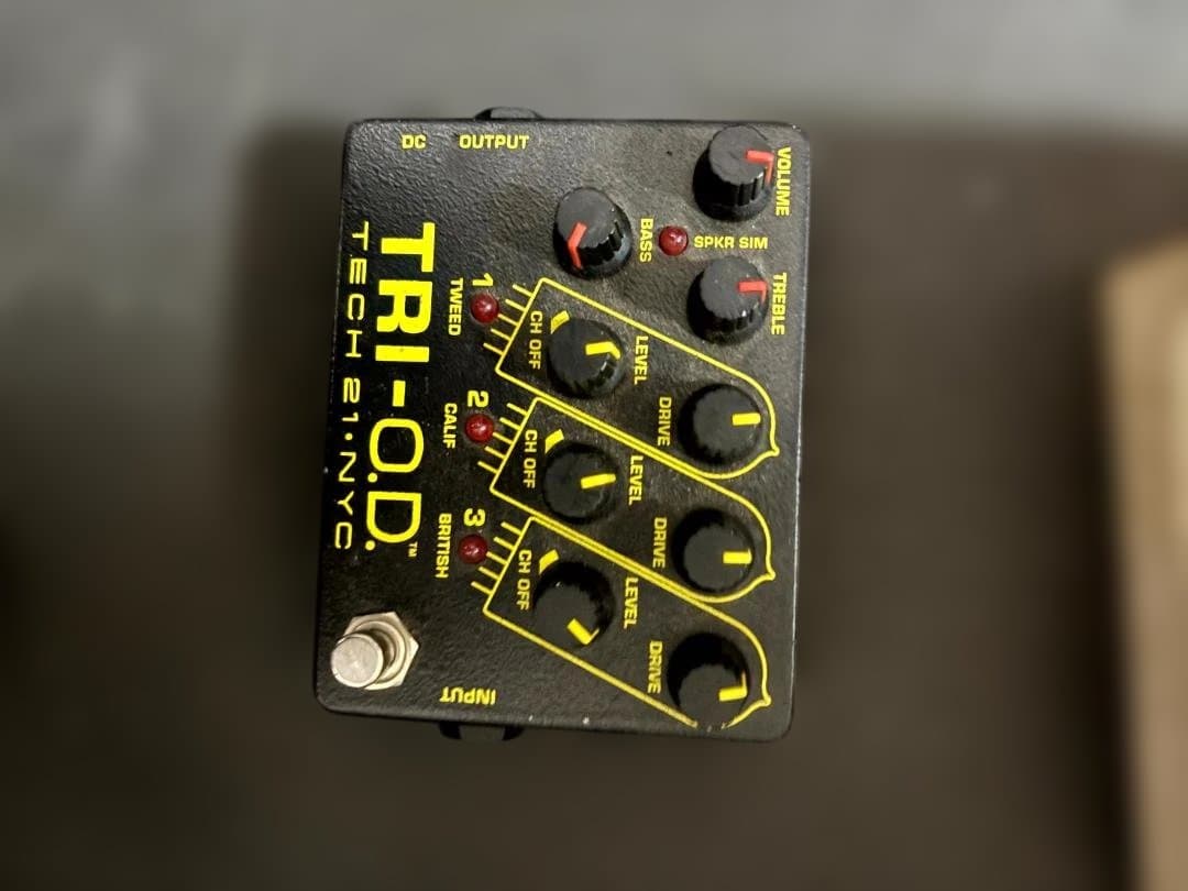 【動作OK】Tech21 TRI-O.D. 3chオーバードライブ 箱あり