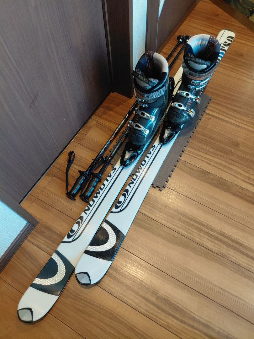 大特価❗高品質❗SALOMON 男女兼用 スキーセット メンテ・WAX済み✔