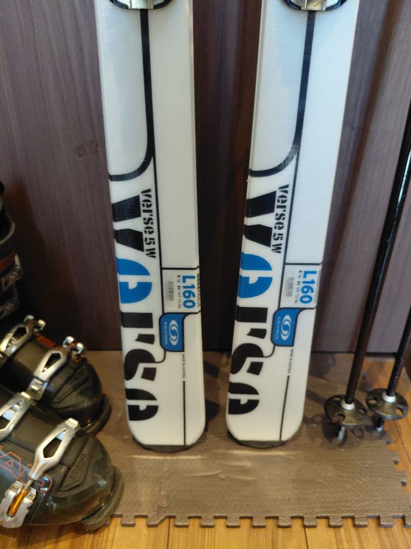 大特価❗高品質❗SALOMON 男女兼用 スキーセット メンテ・WAX済み✔