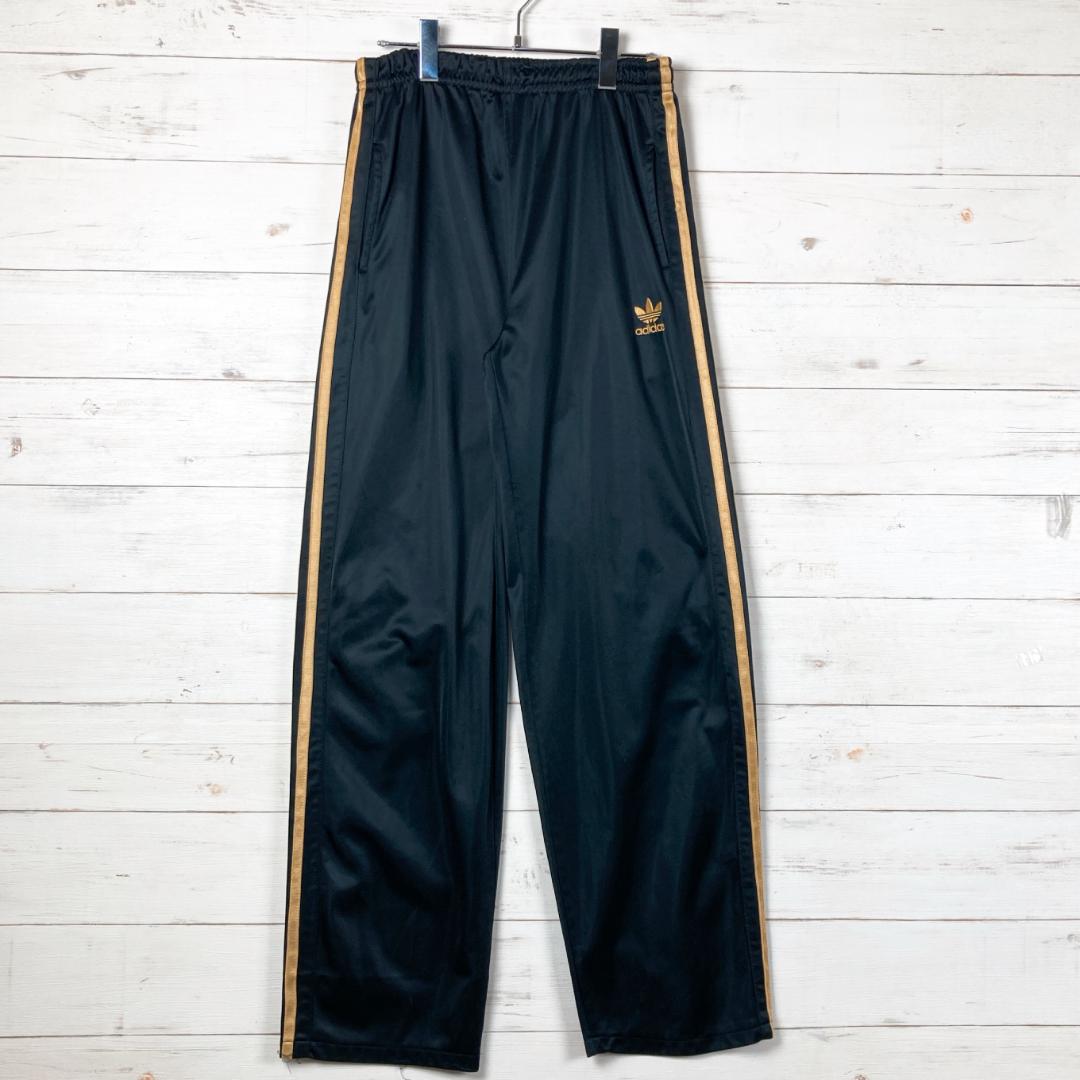 アディダス　パンツ　ジャージ　トレフォイル　裏毛　黒　XXL　38