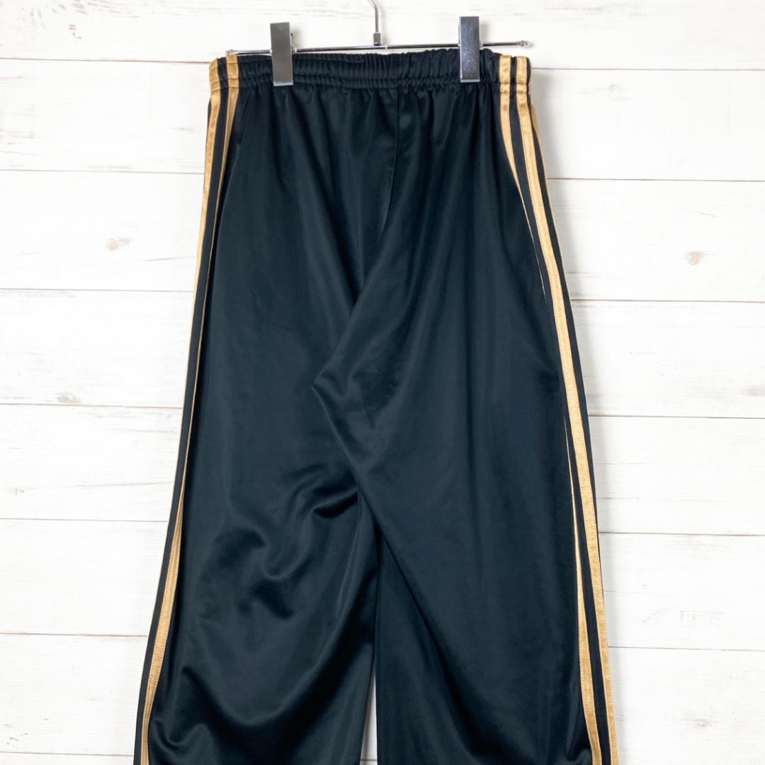 アディダス　パンツ　ジャージ　トレフォイル　裏毛　黒　XXL　38