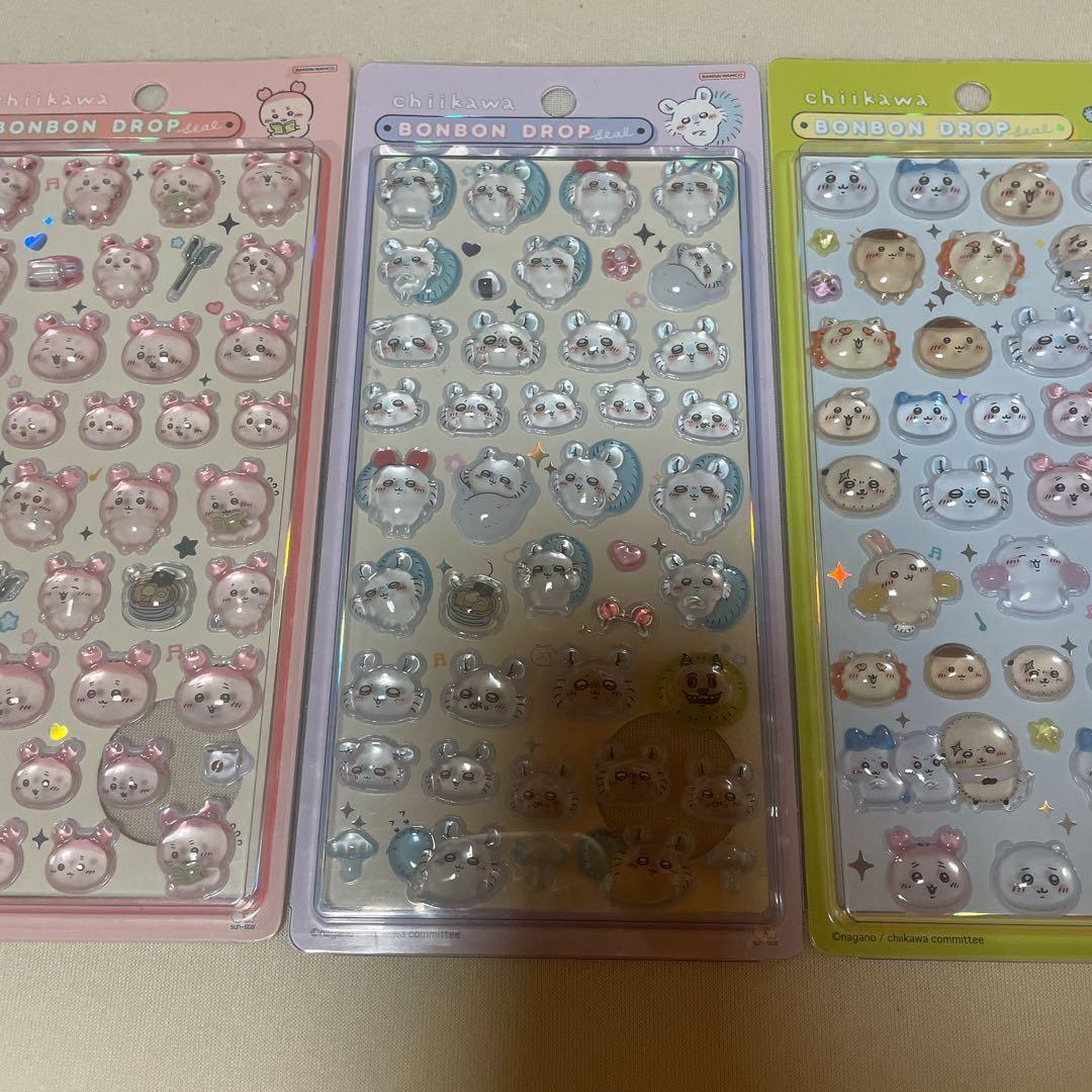 国内正規品 ちいかわ ボンボンドロップシール 第二弾 4種