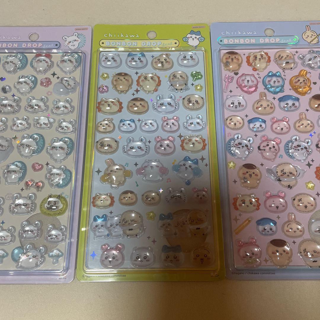 国内正規品 ちいかわ ボンボンドロップシール 第二弾 4種