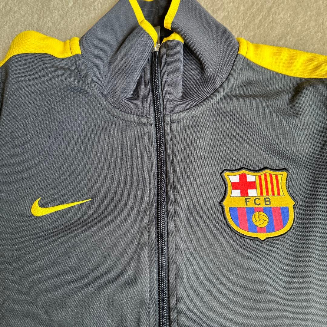 Nike FC Barcelona ジャージ　グレー/イエロー