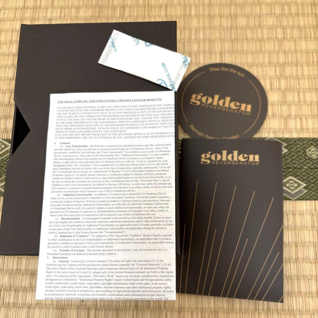 ギター UAFX Golden Reverberator