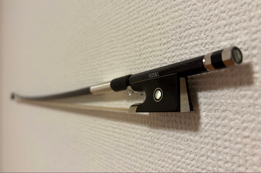 【新品】バイオリン弓 ◉パリジャンアイ 網目調カーボン