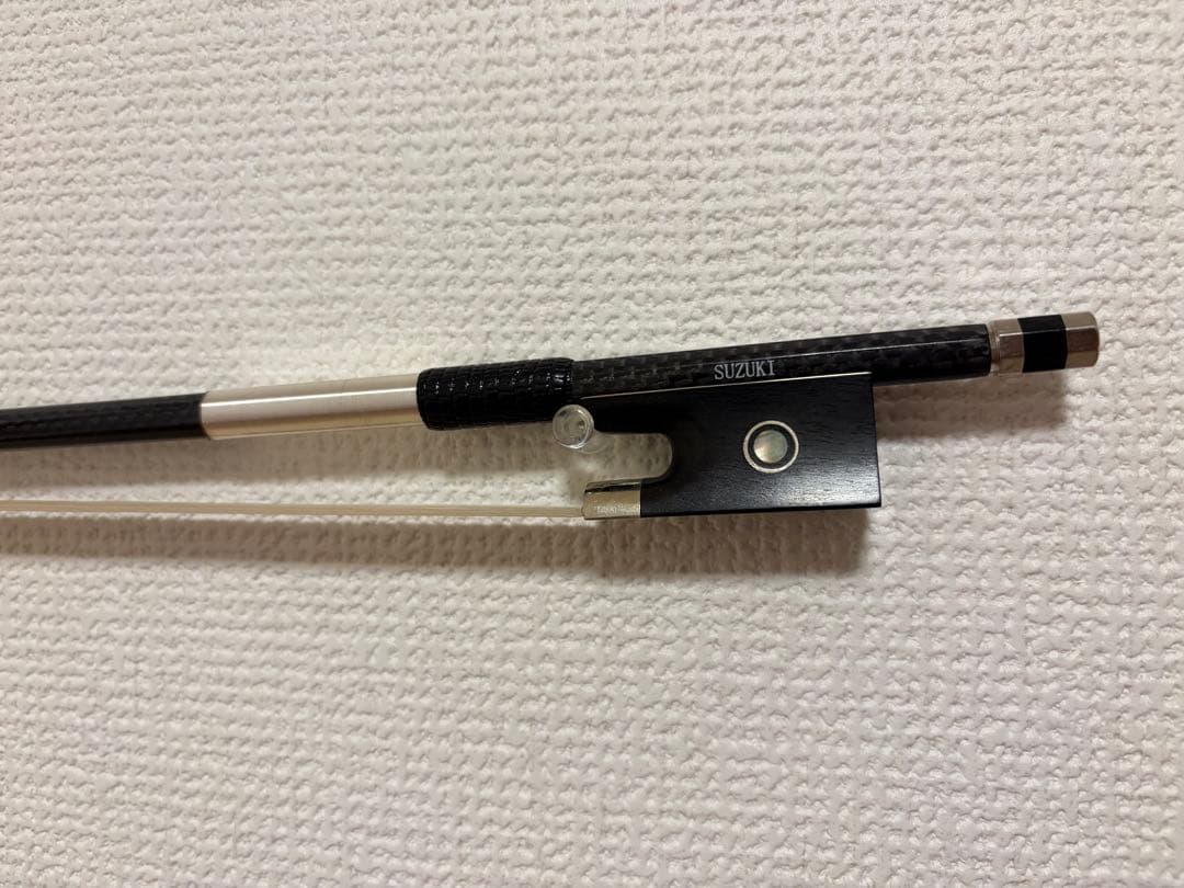 【新品】バイオリン弓 ◉パリジャンアイ 網目調カーボン