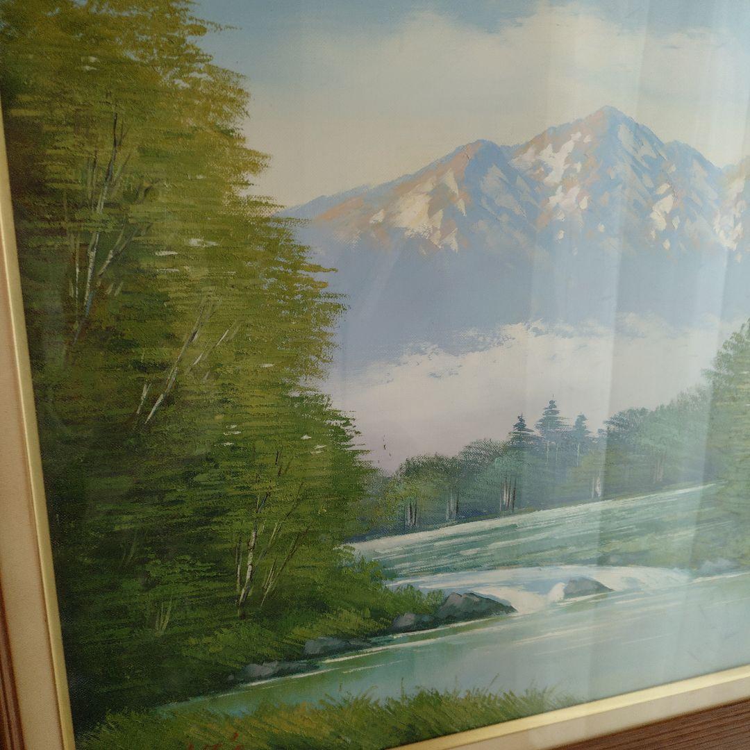 「奥志賀の高原」 原画油彩画