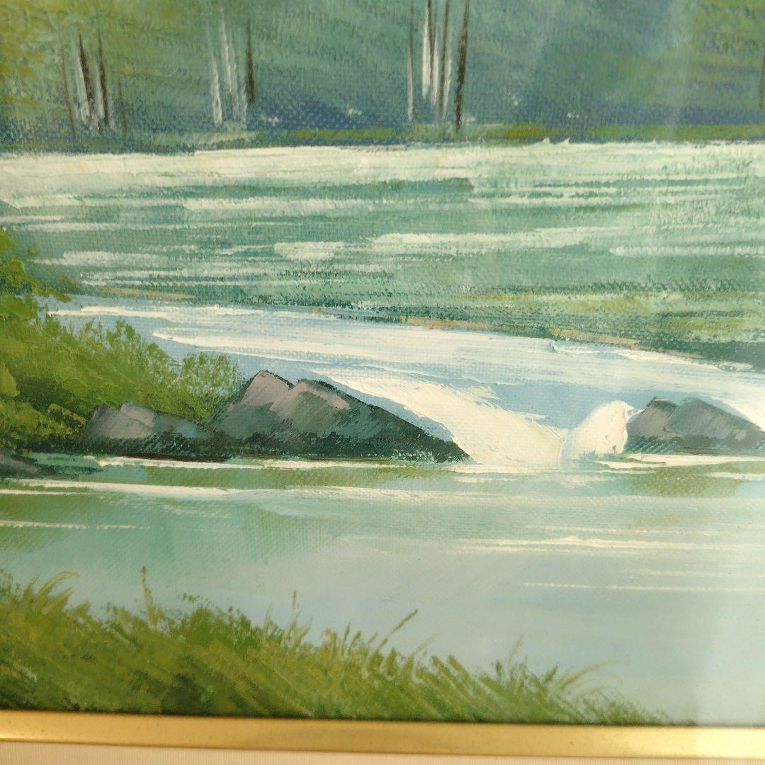 「奥志賀の高原」 原画油彩画