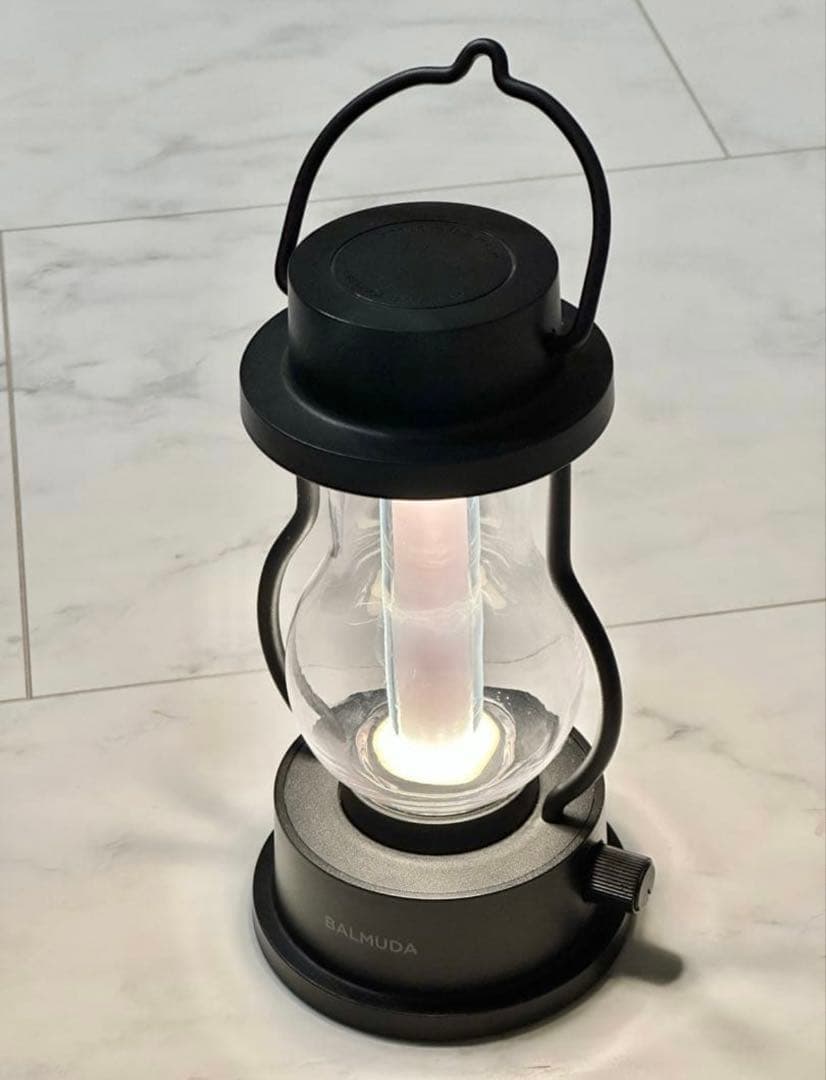 BALMUDA ランタン ブラック 充電器付き