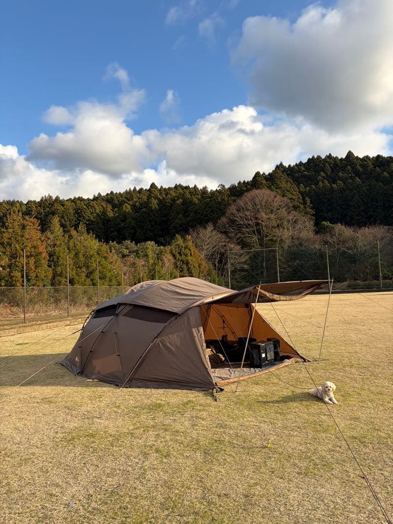  peak キャンプテント ブラウン 収納バッグ付き