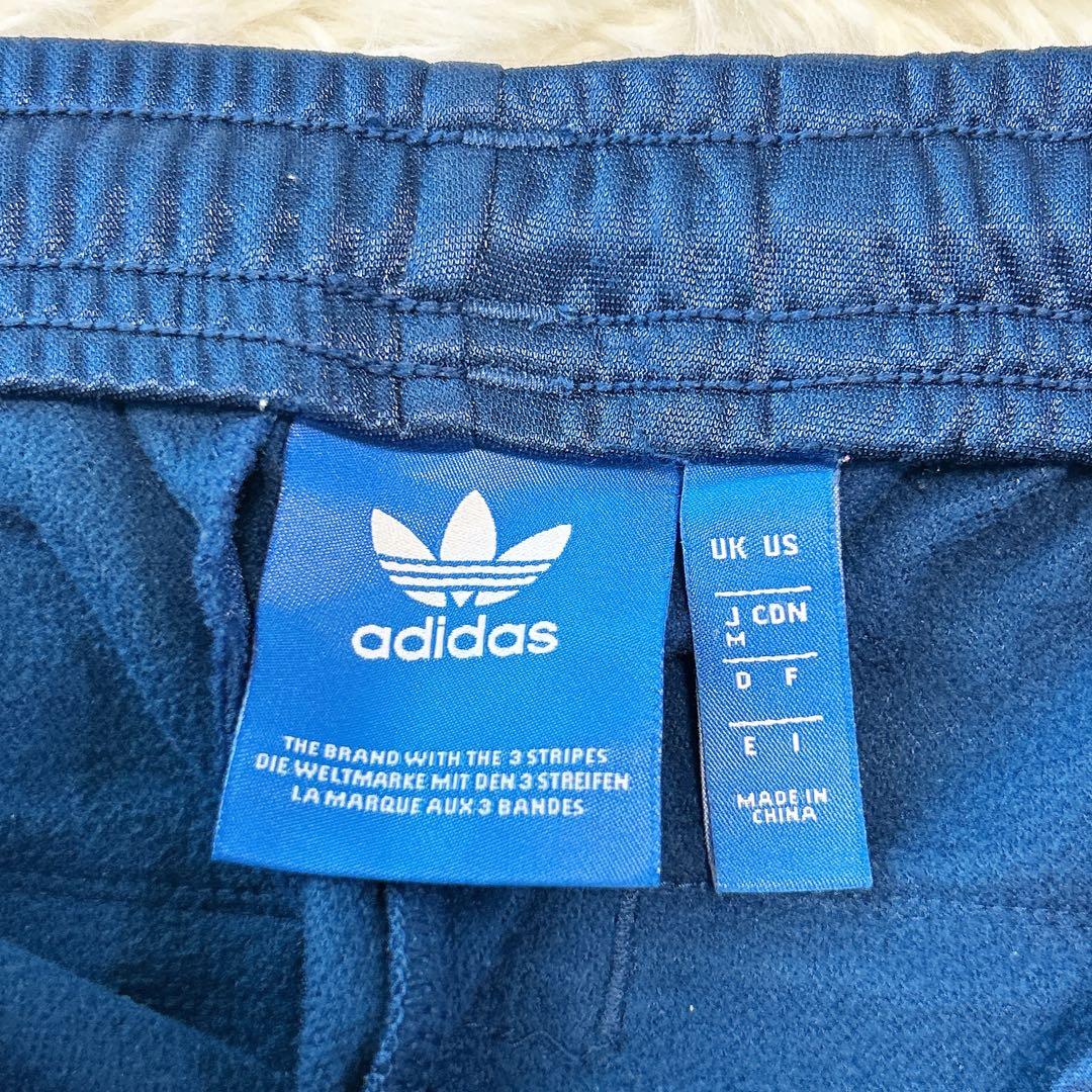 美品　adidas トラックパンツ アディダス ジャージ ネイビー オレンジ M