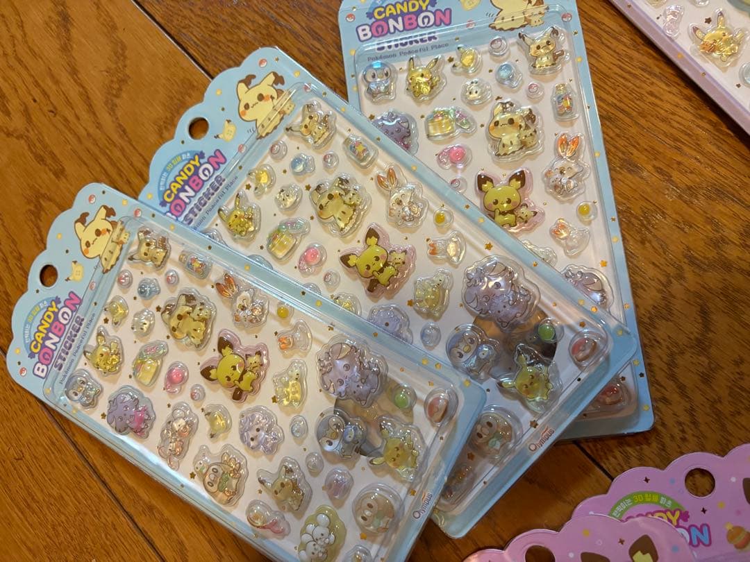 ポケットピース キャンディーボンボンステッカー 韓国正規ライセンス 1ケース