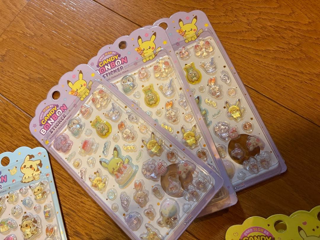 ポケットピース キャンディーボンボンステッカー 韓国正規ライセンス 1ケース