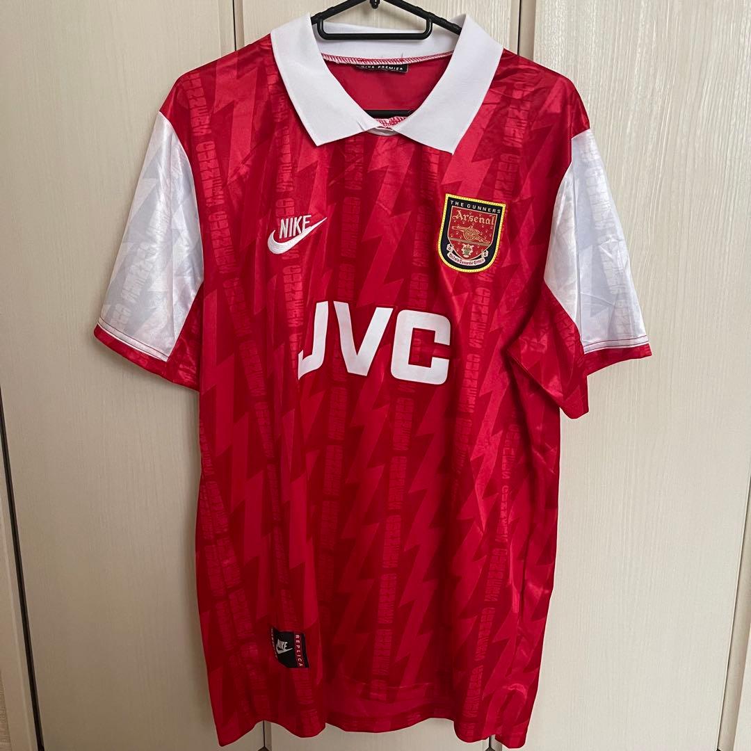 アーセナル1994/96 ベルカンプNIKE サッカーユニフォームarsenal