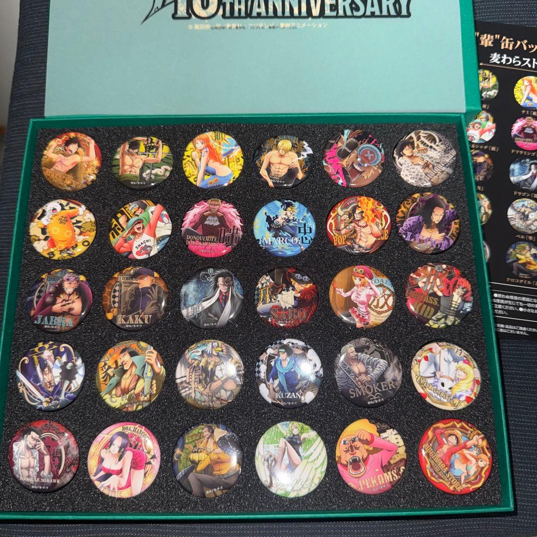 ONEPIECE 輩缶バッジ10弾 コンプリートセット
