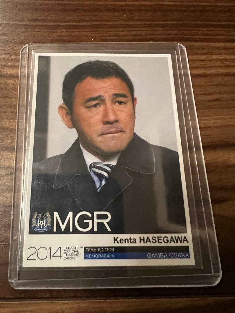 長谷川健太監督 直筆サイン 三冠2014公式本＋カード ガンバ大阪