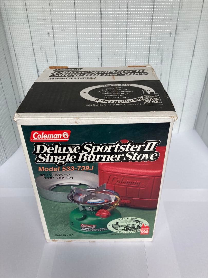 ColemanデラックススポーツスターⅡシングルバーナーストーブ533-739J