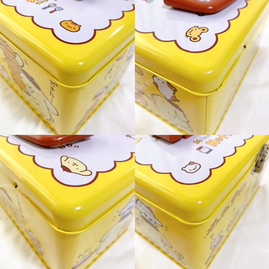 美品　希少　1999年　ポムポムプリン　メタルバスケット　缶トランクケース