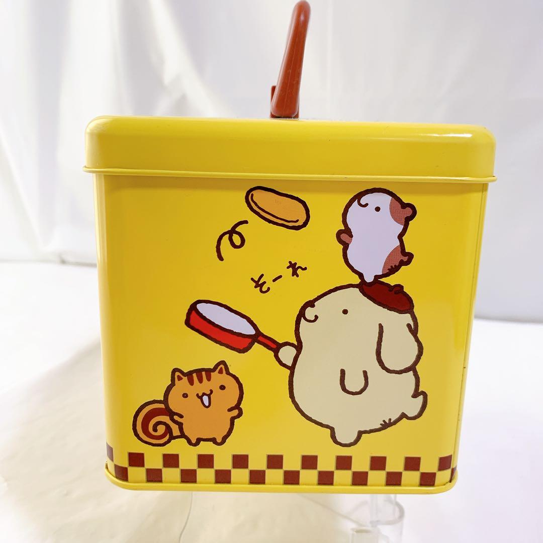 美品　希少　1999年　ポムポムプリン　メタルバスケット　缶トランクケース