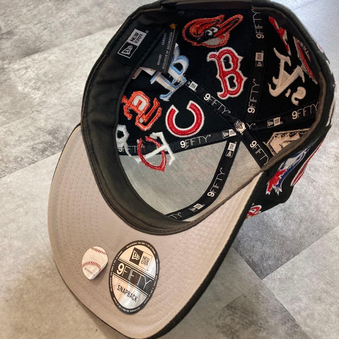 NEWERA MLB メジャーリーグ 30球団 刺繍ロゴ入り ベースボール
