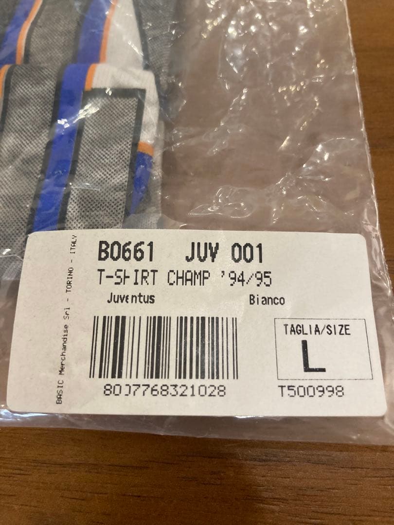 Basic JUVENTUS 1994-1995 記念Tシャツ 未使用