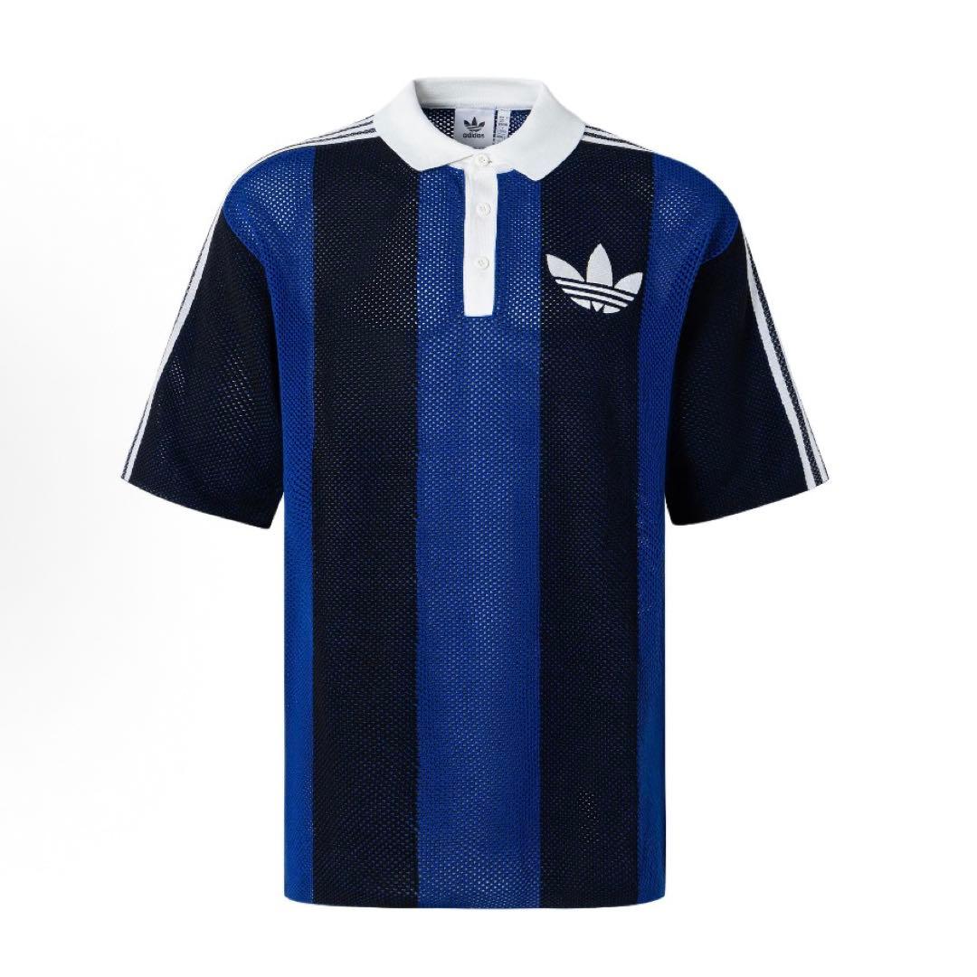 新品S Adidas ショートスリーブ ポロシャツ ブラック JL5986