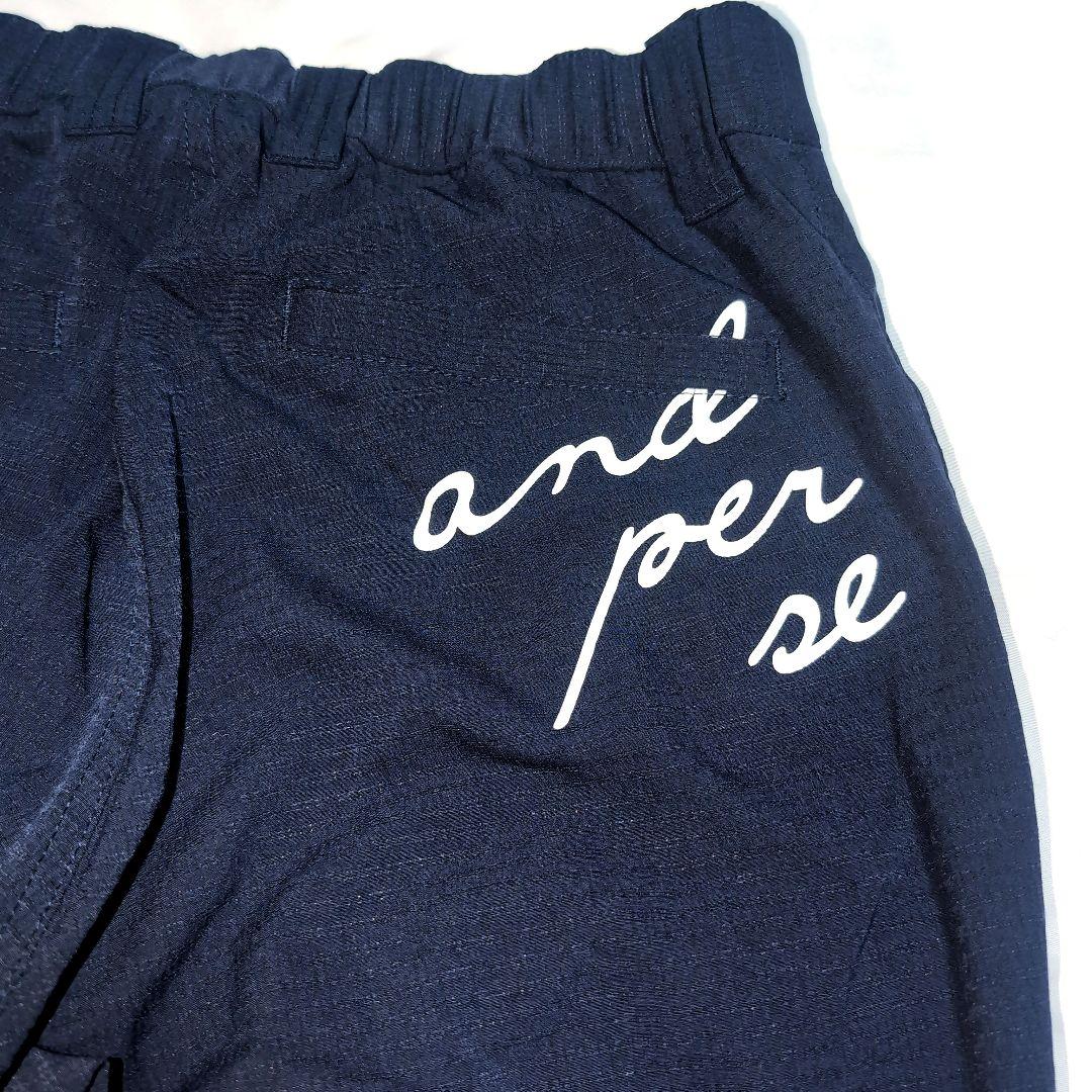 アンパスィ ゴルフウェア メンズ ロングパンツ ネイビー Lサイズ 美品