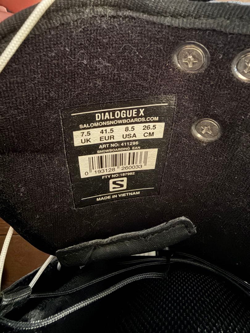SALOMON DIALOGUE X 26.5 スノーボードブーツ