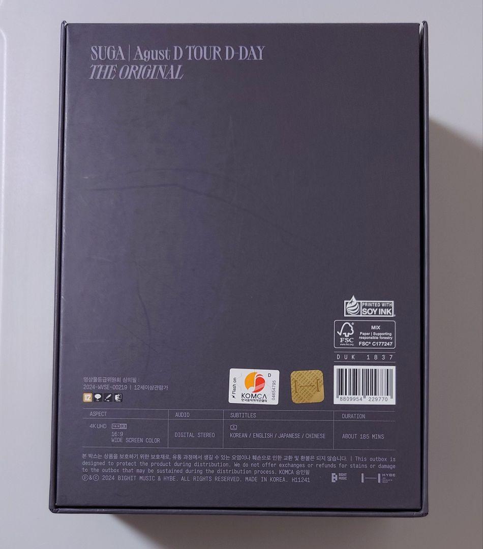 BTS SUGA ユンギ D-Day Original トレカ ポストカード