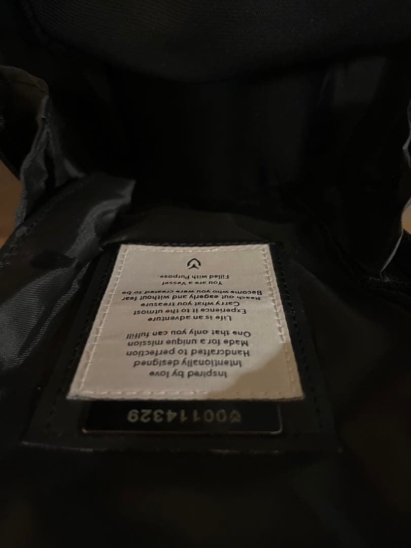 Vessel スタンドバッグ ブラック