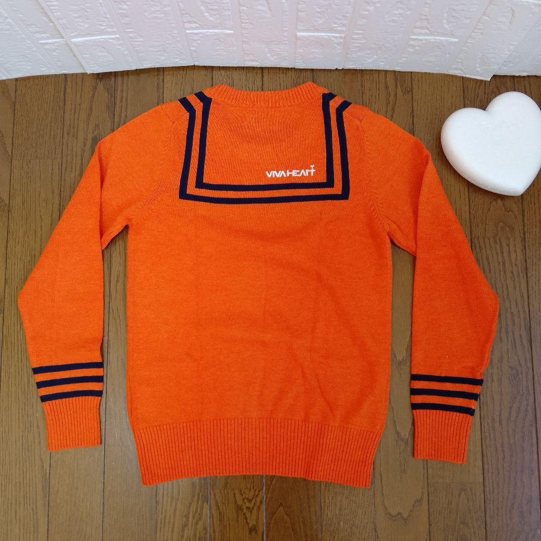 VIVA HEART GOLFオレンジ セーラー襟 セットアップ レディース S