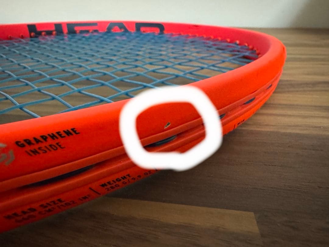 【non.】HEAD23 Radical TEAM 280g ガット張替済
