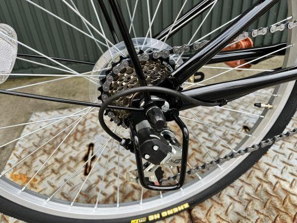 組立済み・未使用新品・折りたたみ自転車 24インチ ブラック・引き取り限定