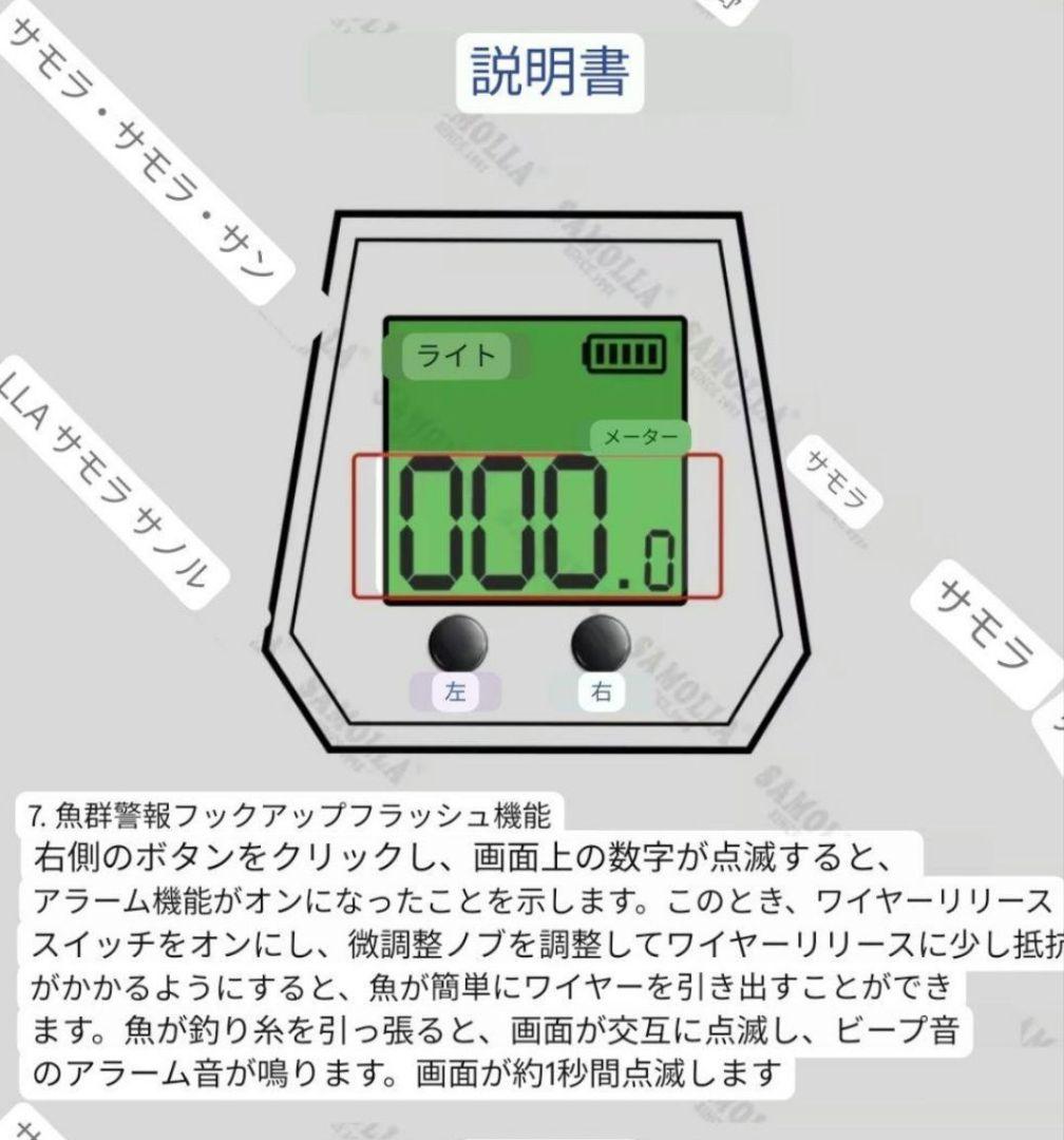カウンター付きベイトリール　リール　船釣り　係留船　919