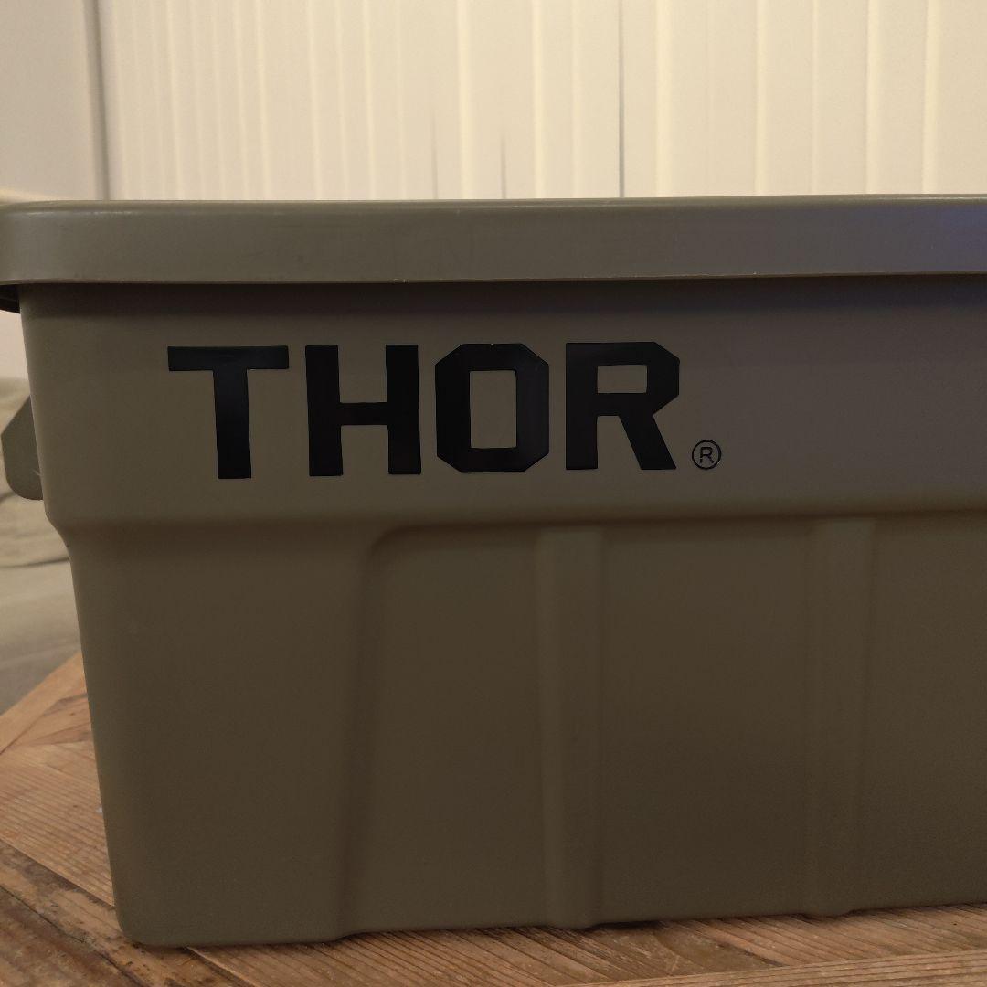 トップボード付き！THOR コンテナ53L オリーブ