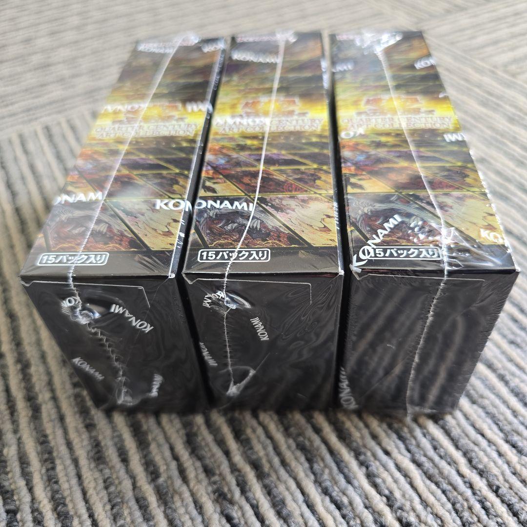 遊戯王　クォーターセンチュリーアートコレクション　3BOX